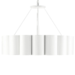 Люстра круглая фактурная в сочетании белого и золотого цвета Wide Stripes of Ribbon варинант исполнения - 2 | Loft Concept в Твери