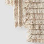 Светло-Бежевое Панно из нитей Palmas Wall Hanging варинант исполнения - 2 | Loft Concept в Твери