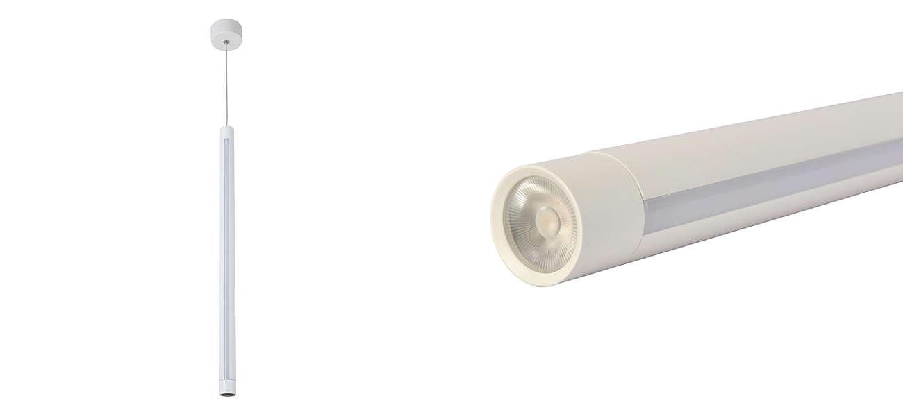 Белый подвесной светильник TRUMPET TUBE Белый подвесной светильник TRUMPET TUBE - Loft-Concept в Твери
