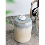 Керамический Табурет в оттенках бежевого и голубого цветов Gradient Stool варинант исполнения - 4 | Loft Concept в Твери