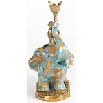 Фарфоровый подсвечник Слон с эмоцией Fluens варинант исполнения - 4 | Loft Concept в Твери