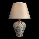 Настольная лампа с цветочной росписью Lamp Flower Painting варинант исполнения - 2 | Loft Concept в Твери