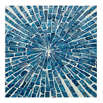 Приставной столик с инкрустацией раковинами устриц Bone Inlay варинант исполнения - 2 | Loft Concept в Твери