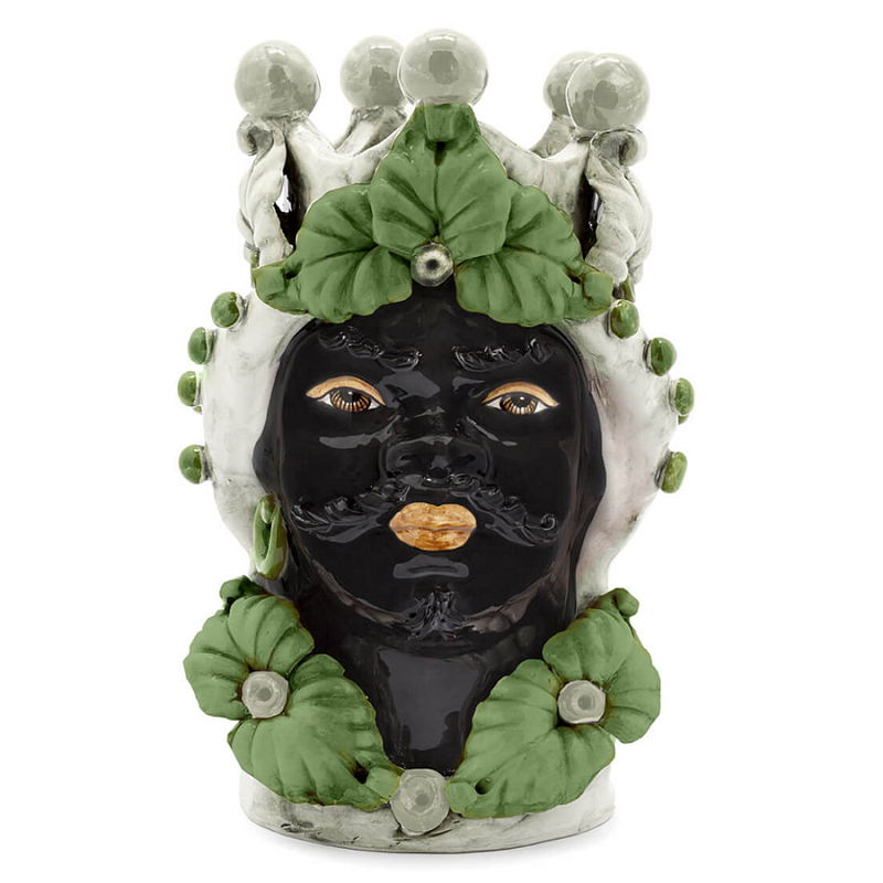 Ваза VASE MORO MAN EVE Green Зеленый Ваза VASE MORO MAN EVE Green Зеленый в Твери | Loft Concept