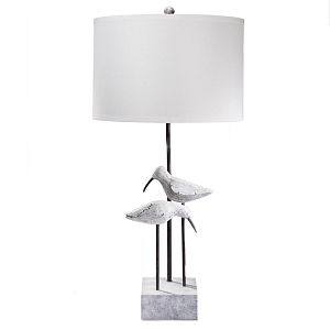 Настольная лампа с декором в виде птиц Coastal