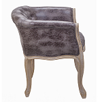 Кресло низкое в стиле прованс Louis French Armchair brown варинант исполнения - 2 | Loft Concept в Твери