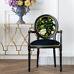 Стул с подлокотниками из бука с изображением птицы и цветов Blooming Birds варинант исполнения - 2 | Loft Concept в Твери