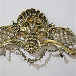 Зеркало настенное в бронзовой раме Grace Gold Mirrors  варинант исполнения - 3 | Loft Concept в Твери