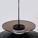 Подвесной светильник черного цвета из металла Obsidian Touch варинант исполнения - 3 | Loft Concept в Твери