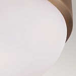 Потолочный светильник круглой формы с белым выпуклым матовым плафоном Feiss варинант исполнения - 4 | Loft Concept в Твери