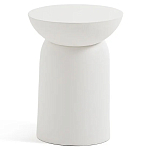 Приставной столик белого цвета Tori варинант исполнения - 2 | Loft Concept в Твери