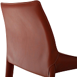 Стул коричневый из искуственной кожи на 4-х ножках Enigma Brown варинант исполнения - 2 | Loft Concept в Твери