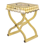 Приставной столик с ящиком в стиле ретро Vintage Rustic Tablecloth варинант исполнения - 2 | Loft Concept в Твери