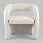 Кресло дизайнерское для лаунж зоны жемчужного цвета Pearl Lounge варинант исполнения - 9 | Loft Concept в Твери