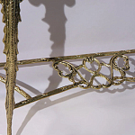 Консоль бронзовая с мраморной столешницей Bronze De Console варинант исполнения - 1 | Loft Concept в Твери