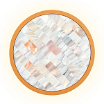 Бра в форме диска с перламутровыми прямоугольниками из морской ракушки Touch of Marine Charm варинант исполнения - 1 | Loft Concept в Твери