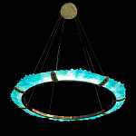 Люстра в форме кольца с цветочным декором Warm Heavenly Light варинант исполнения - 6 | Loft Concept в Твери