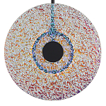 Подвесной светильник из фактурного двойного стекла Heterochromia варинант исполнения - 3 | Loft Concept в Твери