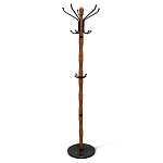 Вешалка напольная деревянная с черными металлическими крючками Noble Branches варинант исполнения - 1 | Loft Concept в Твери