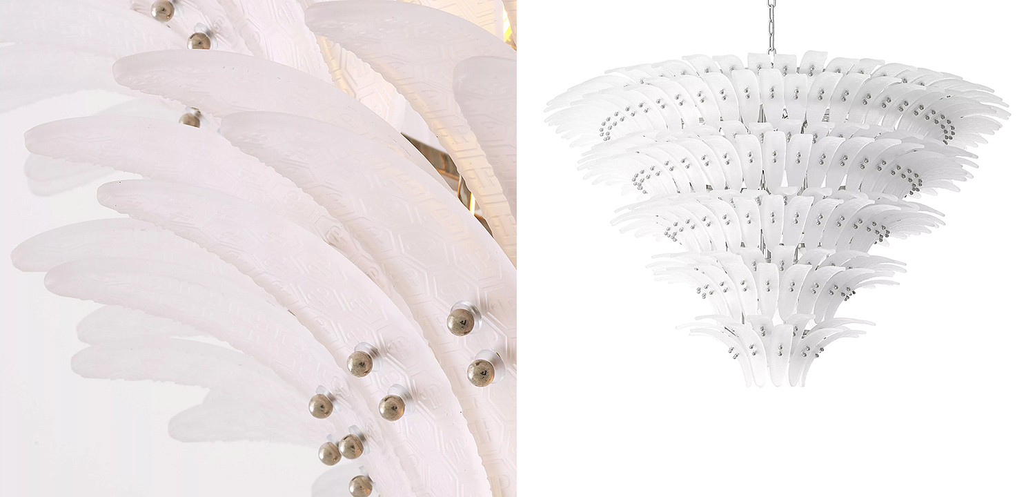 Люстра Philipp Plein Chandelier Bel Air XL Белая Люстра Philipp Plein Chandelier Bel Air XL Белая - Loft-Concept в Твери