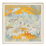 Картина Hermes Le Carnaval des Animaux Orange варинант исполнения - 1 | Loft Concept в Твери