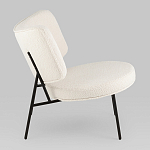 Мини-кресло District Lounge букле белый варинант исполнения - 2 | Loft Concept в Твери