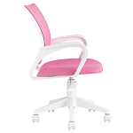 Офисное кресло с основанием из белого пластика Desk chairs Pink варинант исполнения - 3 | Loft Concept в Твери
