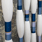 Настенное украшение из нитей Корона с кисточками Crown Wall Hanging варинант исполнения - 2 | Loft Concept в Твери