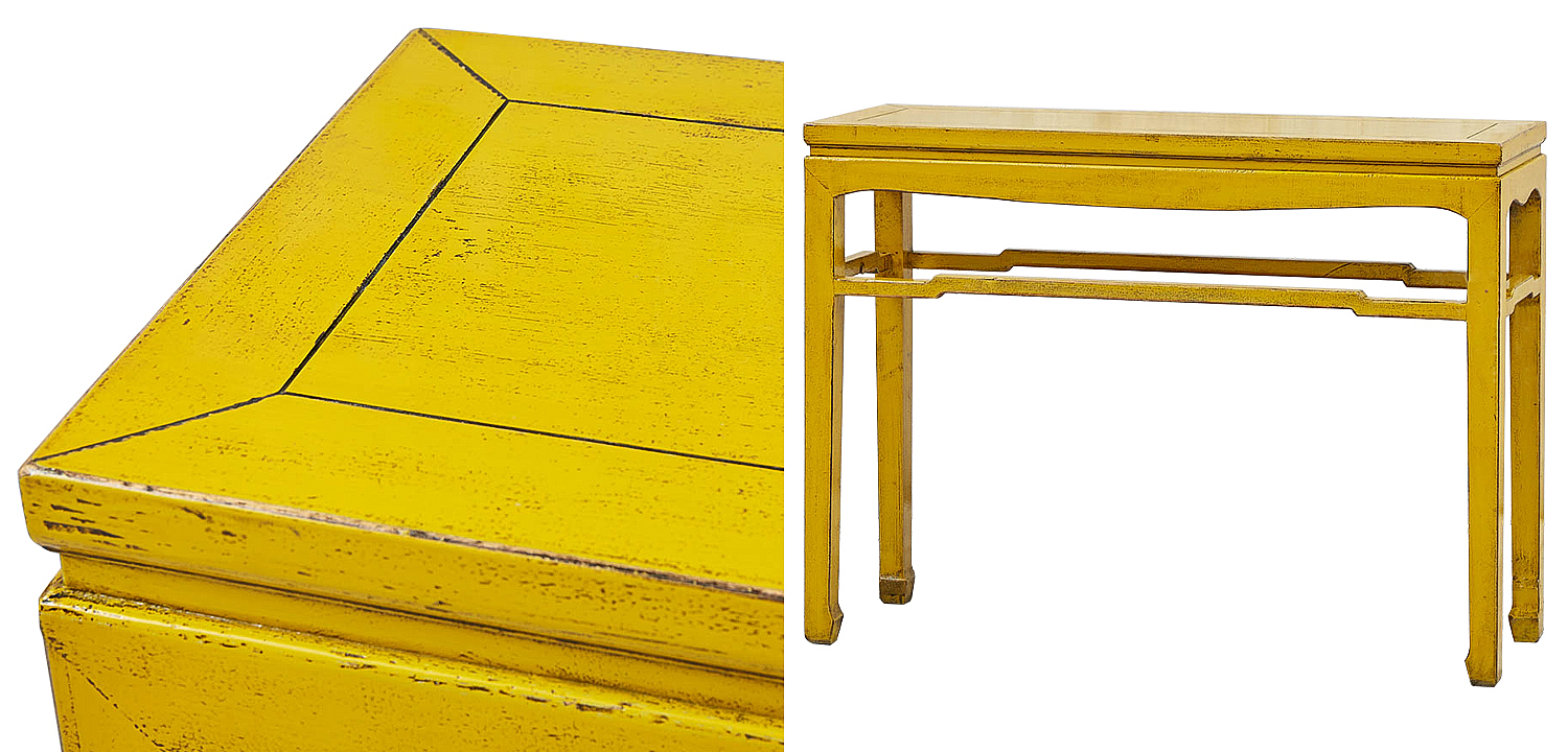 Консоль в китайском стиле из массива сосны Yellow Chinese Collection Console Консоль в китайском стиле из массива сосны Yellow Chinese Collection Console - Loft-Concept в Твери