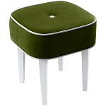 Квадратный мягкий пуф на белых ножках Winton Pouf Square варинант исполнения - 1 | Loft Concept в Твери