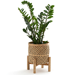 Кашпо на ножках из бамбука Bamboo Decor варинант исполнения - 2 | Loft Concept в Твери