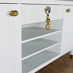 Комод-буфет Elsa Dreams White с открытыми полками   варинант исполнения - 5 | Loft Concept в Твери