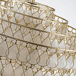 Люстра многоярусная с декором из натуральной морской ракушки Iridescent Light варинант исполнения - 7 | Loft Concept в Твери