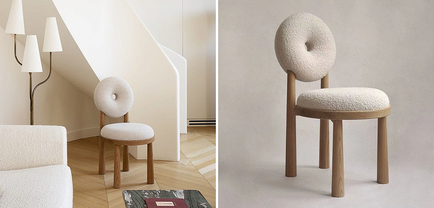 Стул Bagel Boucle Chair Стул Bagel Boucle Chair - Loft-Concept в Твери