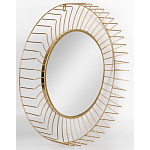 Зеркало круглое настенное в металлической оправе Modern Mirror Space варинант исполнения - 2 | Loft Concept в Твери