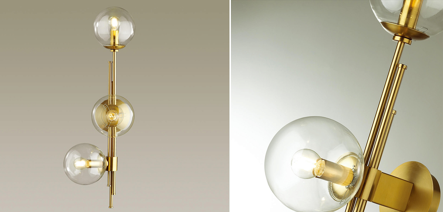 Бра TRILOGY WALL SCONCE Clear glass 70 Бра TRILOGY WALL SCONCE Clear glass 70 - Loft-Concept в Твери