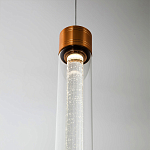 Подвесной светильник золото Sparkling Bubbles Tube Gold Hanging Lamp варинант исполнения - 5 | Loft Concept в Твери
