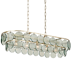 Люстра овальной формы с каскадом из декоративных элементов Harmony of Light варинант исполнения - 2 | Loft Concept в Твери