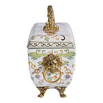 Шкатулка с фигуркой льва на крышке Eden Garden варинант исполнения - 4 | Loft Concept в Твери