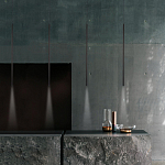 Подвсеной светильник светодиодный металлический цилиндрической формы Высота 100 см Trumpet tube варинант исполнения - 6 | Loft Concept в Твери