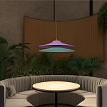 Подвесной вязаный светильник в двухцветном исполнении «Двойной Токио»  варинант исполнения - 2 | Loft Concept в Твери