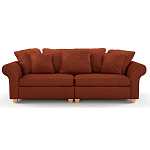 Мебельная ткань Шенилл терракотовый цвет 138 см T4-44 варинант исполнения - 4 | Loft Concept в Твери