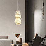 Подвесной светильник с фигурными плафонами Stone Triad варинант исполнения - 4 | Loft Concept в Твери