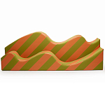 Дизайнерский модульный диван волнистой формы с цветным принтом Poltronova Superonda Sofa варинант исполнения - 27 | Loft Concept в Твери