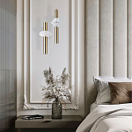 Подвесной светильник Toussaint Metal Tube Brass Hanging Lamp варинант исполнения - 3 | Loft Concept в Твери