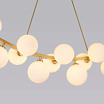 Люстра подвесная с белыми лампами в форме шара Felicitat варинант исполнения - 2 | Loft Concept в Твери