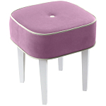 Квадратный мягкий пуф на белых ножках Winton Pouf Square варинант исполнения - 5 | Loft Concept в Твери