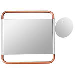 Настенное зеркало Copper White Square Functional Mirror варинант исполнения - 1 | Loft Concept в Твери