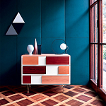 Дизайнерский широкий комод с ящиками Gio Ponti D.655.1 D.655.2 Chest of Drawers варинант исполнения - 2 | Loft Concept в Твери