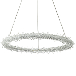 Кольцевая люстра украшенная кристаллами из хрусталя Gilbertine Crystals Ring Chandelier варинант исполнения - 1 | Loft Concept в Твери